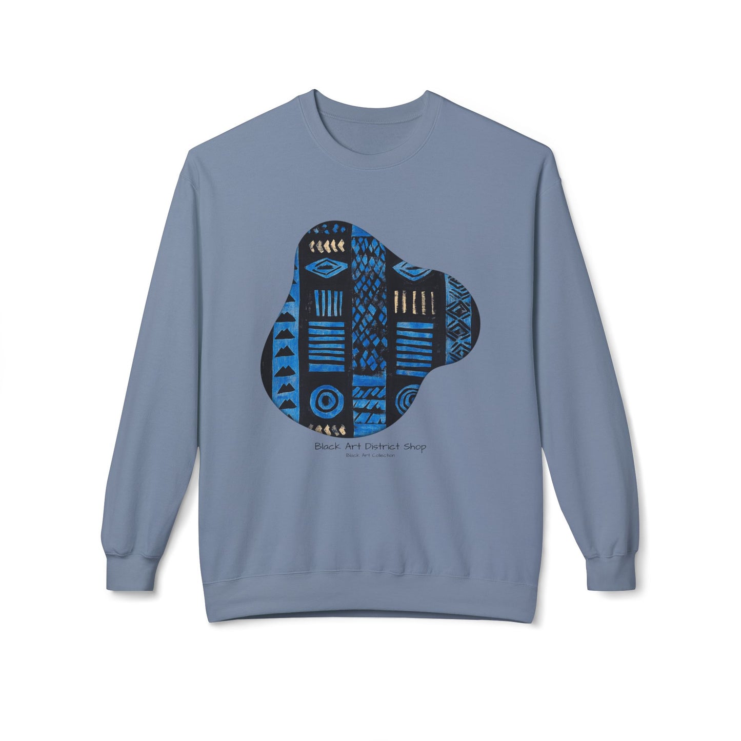 Blueberry - Unisex Midweight Softstyle Fleece Crewneck Sweatshirt