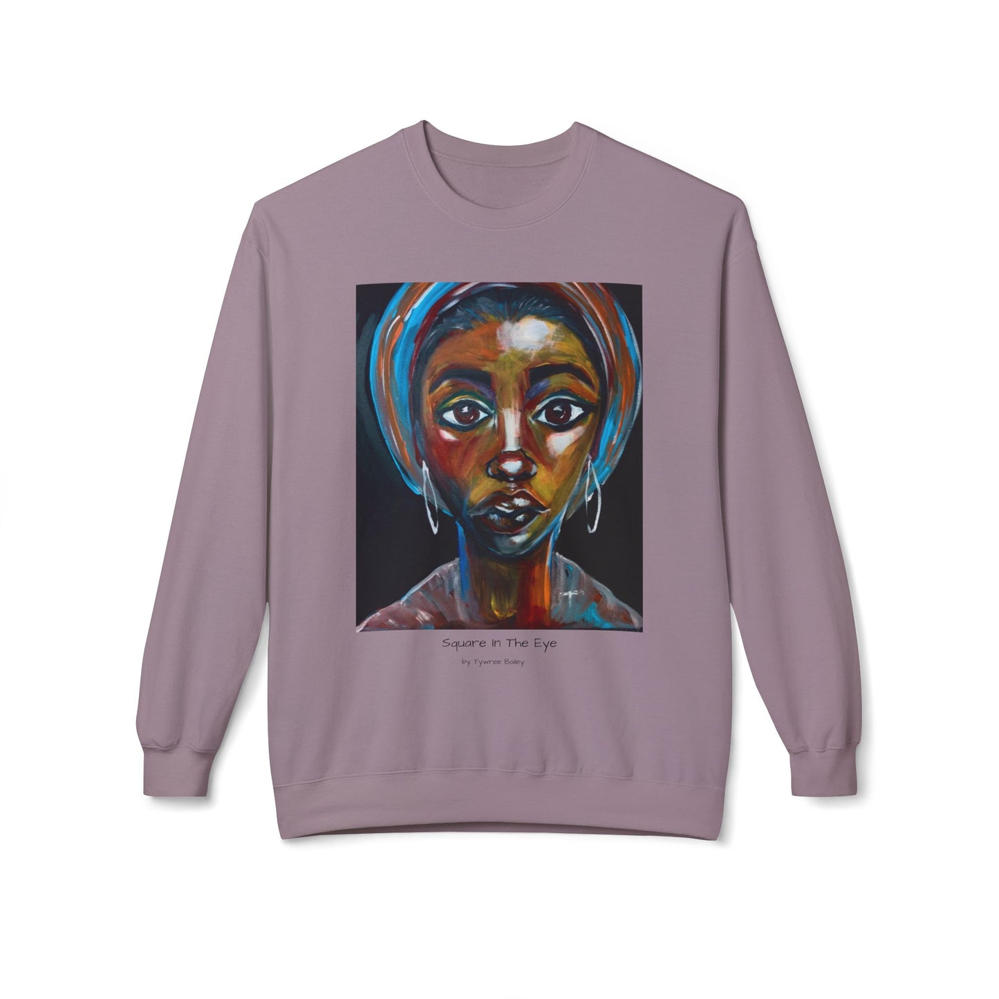 Square In The Eye - Artist Tywree Bailey - Unisex Midweight Softstyle Fleece Crewneck Sweatshirt
