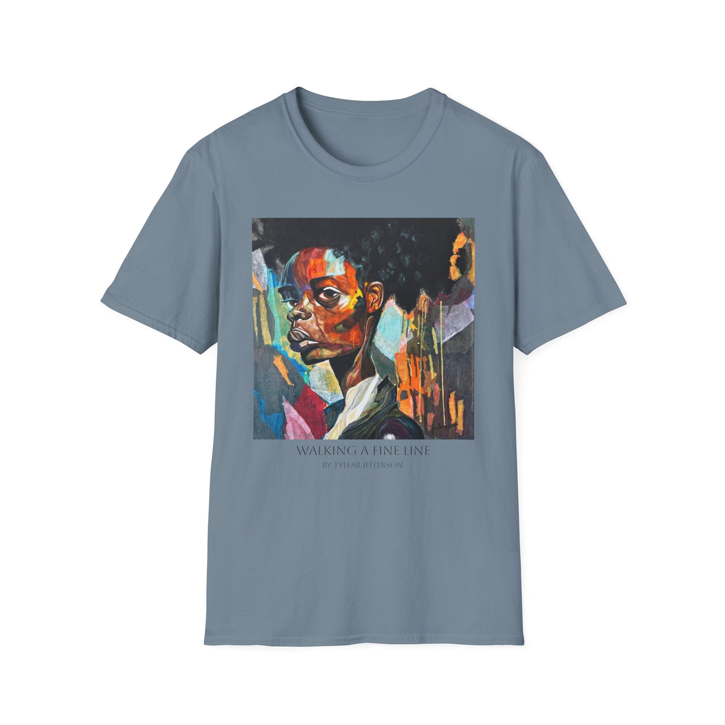 Walking A Fine Line - Artist Tylear - Unisex Softstyle T-Shirt