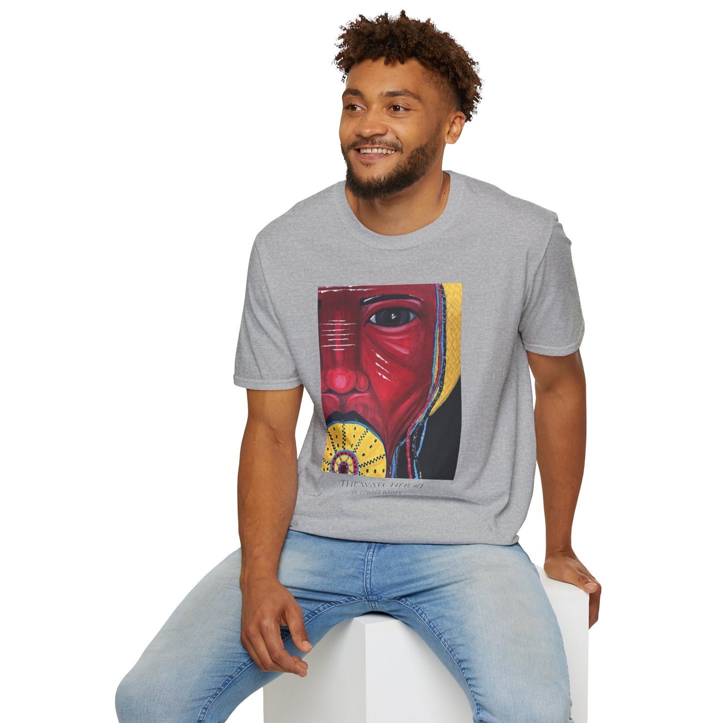 The Watcher #1 - Artist Tywree - Unisex Softstyle T-Shirt