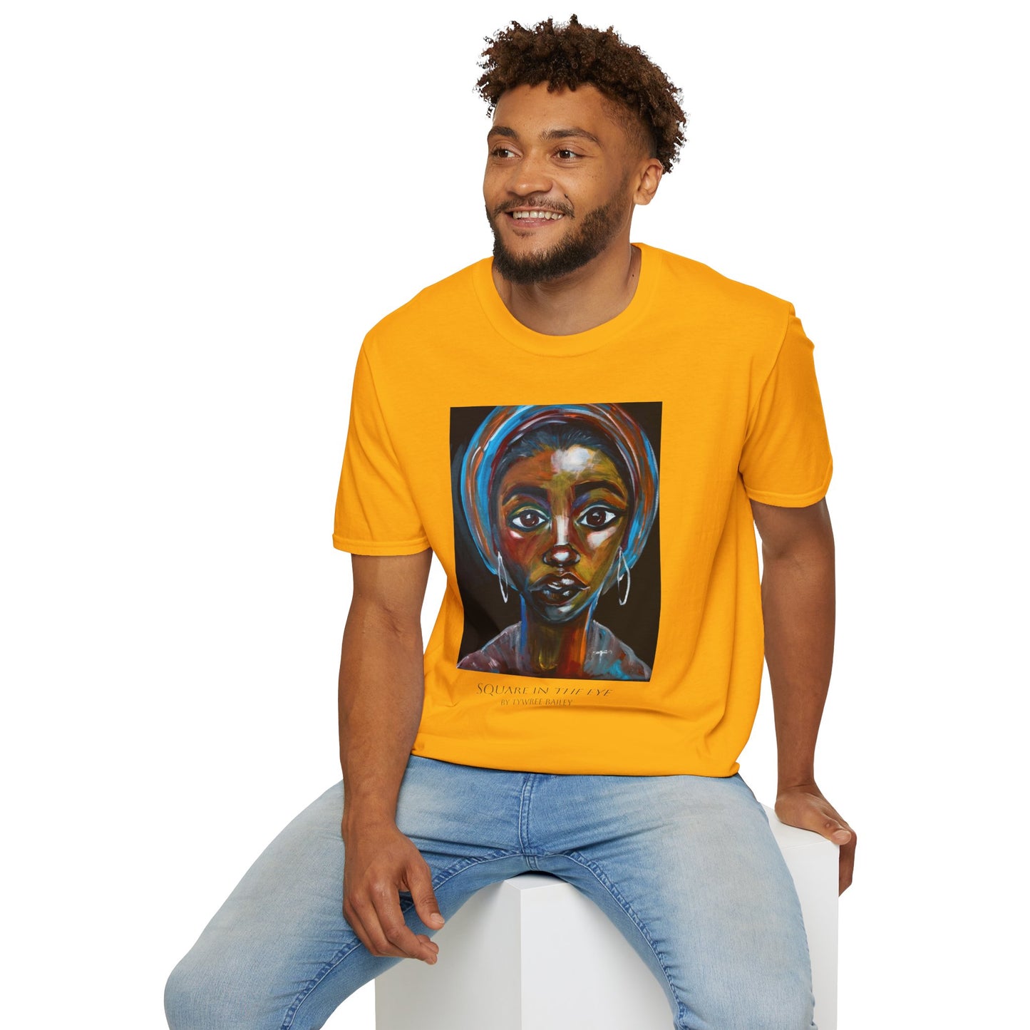 Square In The Eye - Artist Tywree - Unisex Softstyle T-Shirt