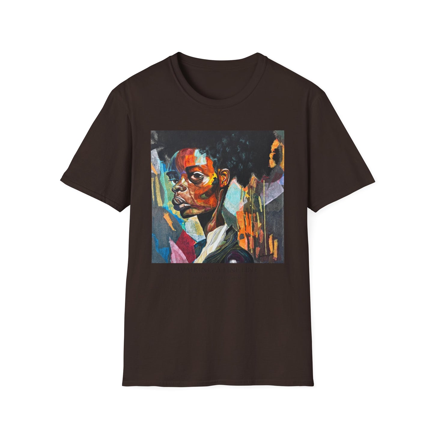 Walking A Fine Line - Artist Tylear - Unisex Softstyle T-Shirt