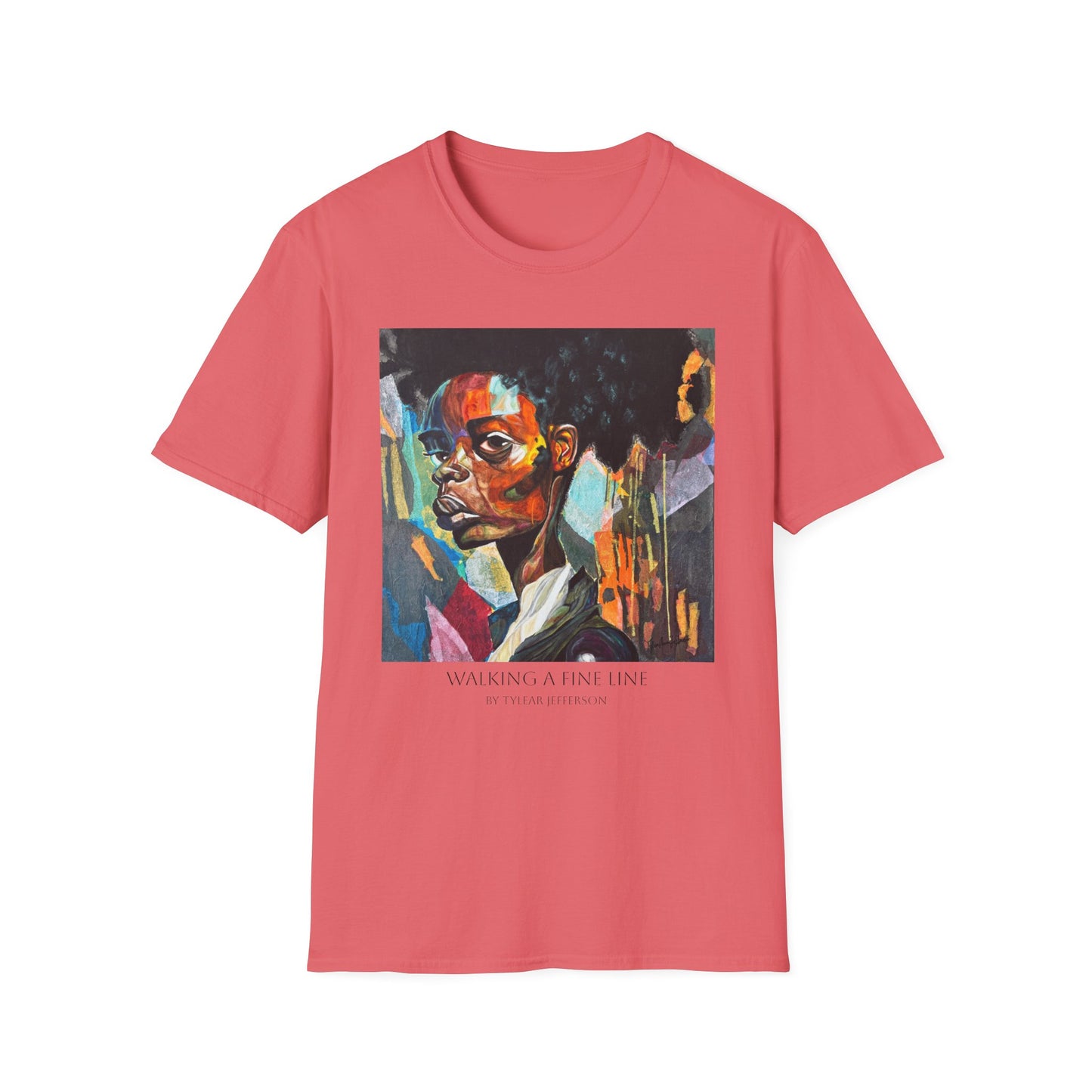 Walking A Fine Line - Artist Tylear - Unisex Softstyle T-Shirt