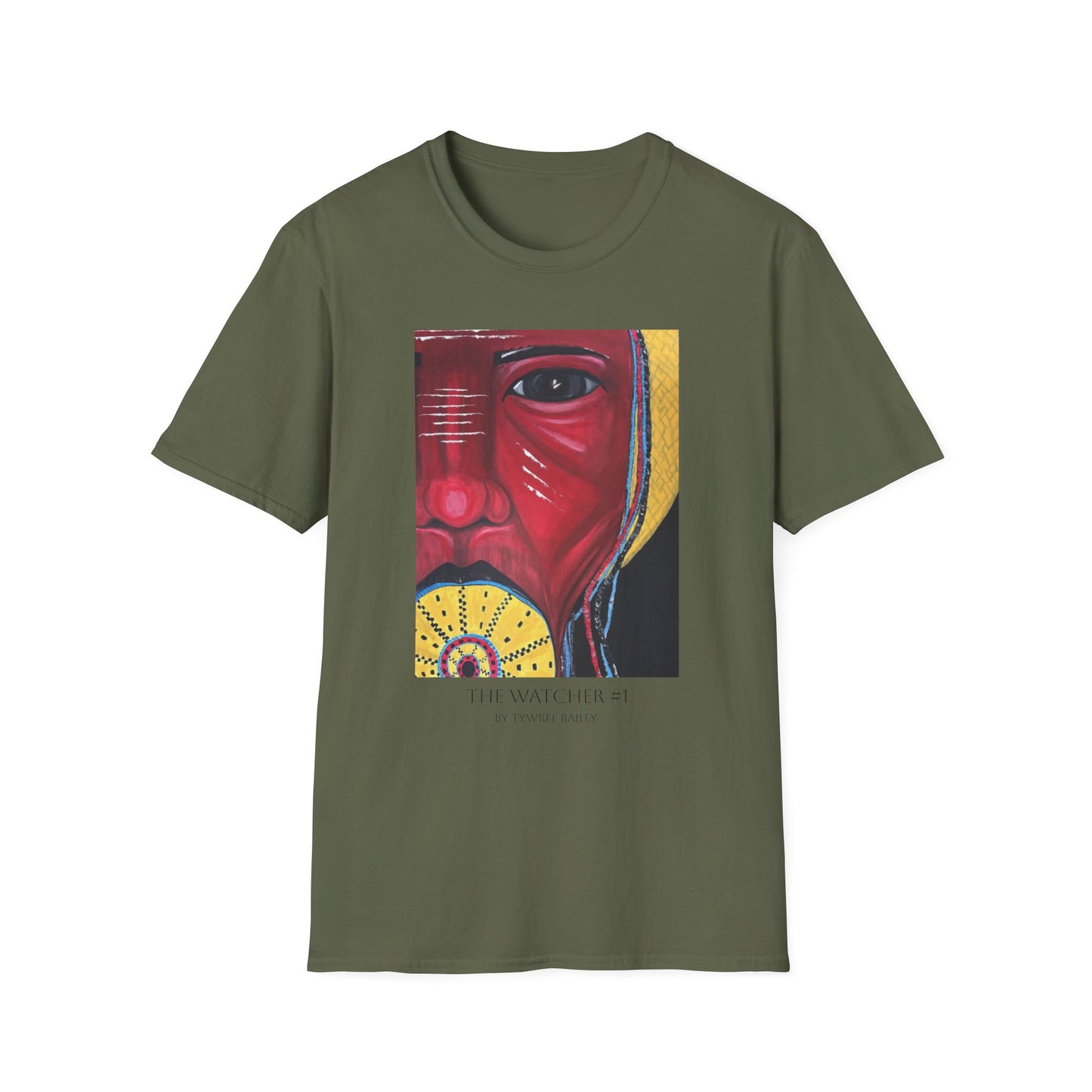 The Watcher #1 - Artist Tywree - Unisex Softstyle T-Shirt