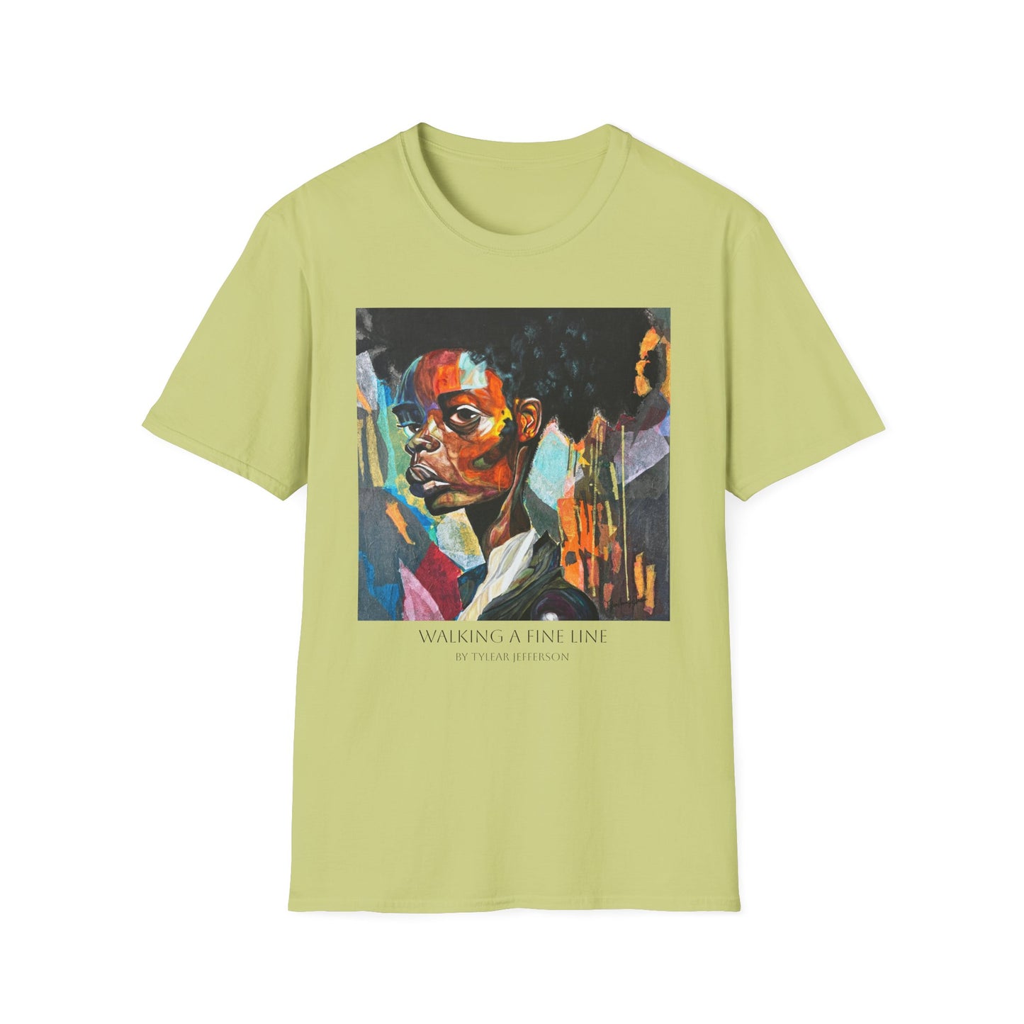 Walking A Fine Line - Artist Tylear - Unisex Softstyle T-Shirt