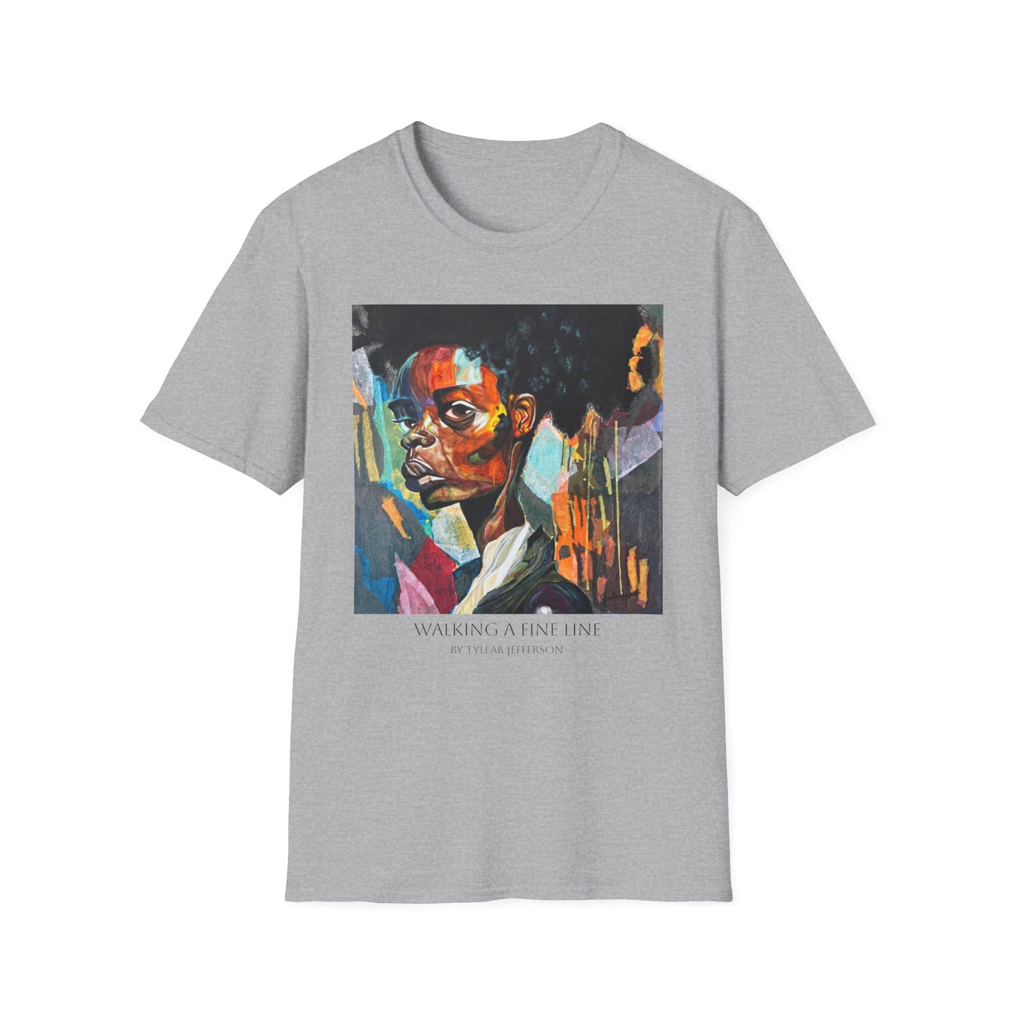Walking A Fine Line - Artist Tylear - Unisex Softstyle T-Shirt