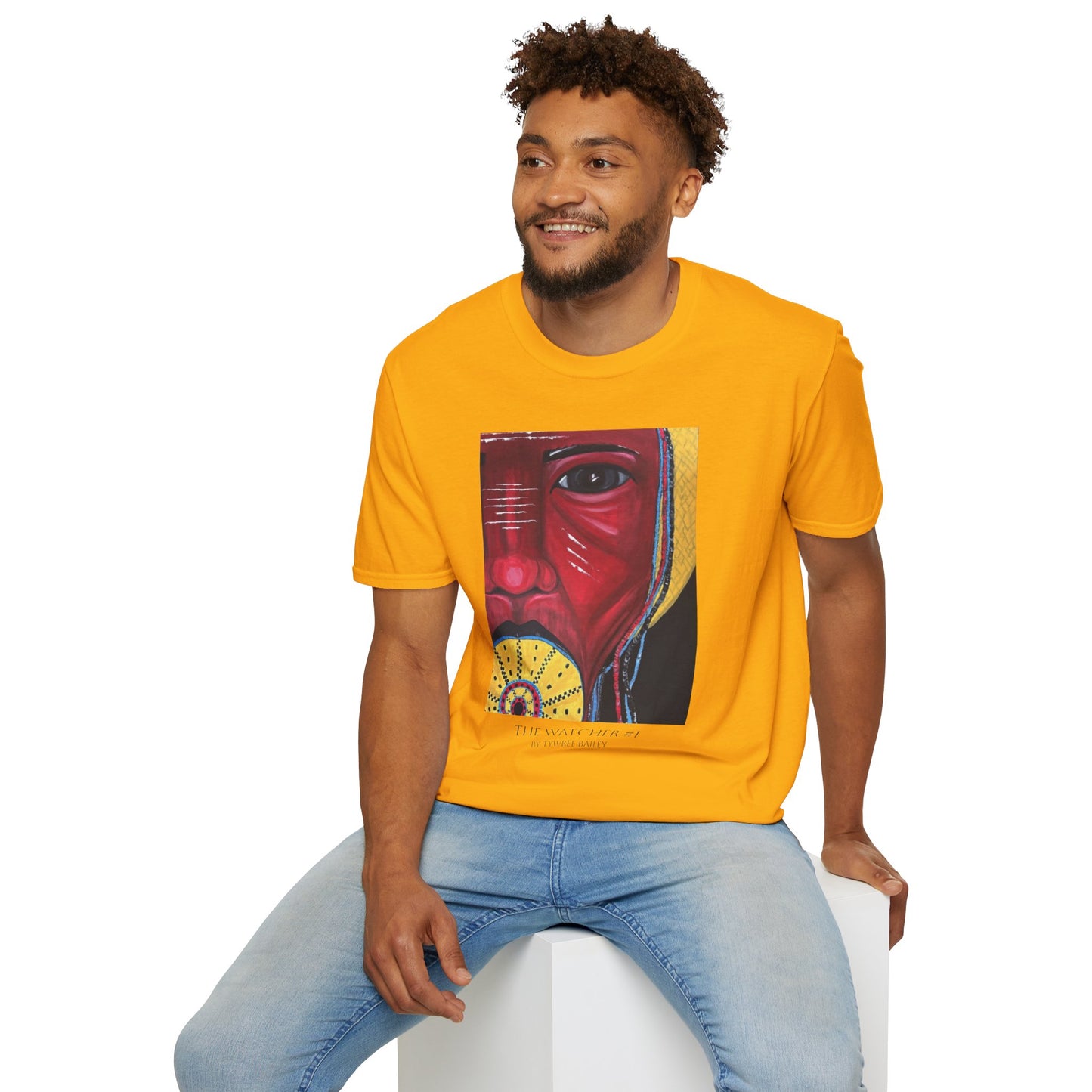 The Watcher #1 - Artist Tywree - Unisex Softstyle T-Shirt