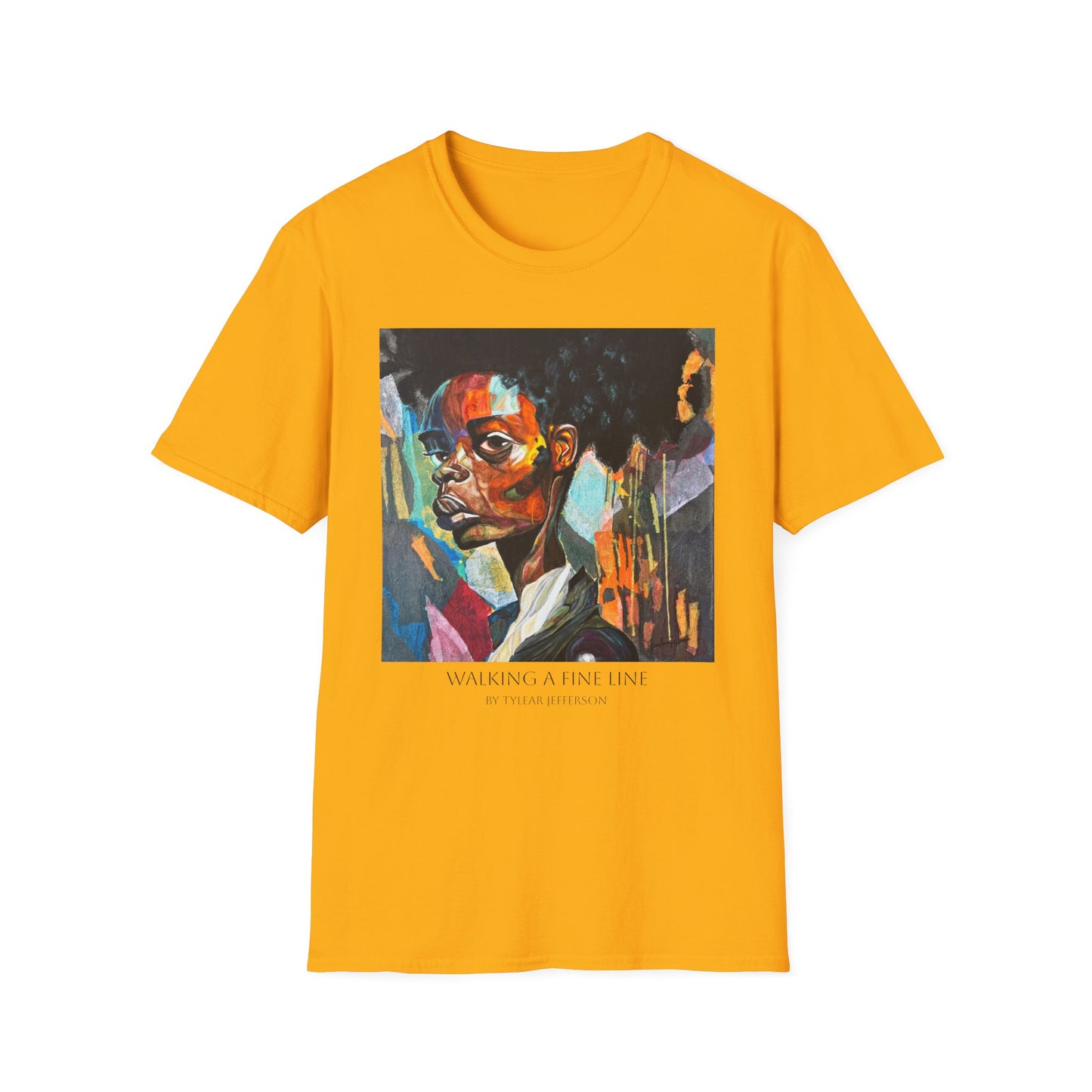Walking A Fine Line - Artist Tylear - Unisex Softstyle T-Shirt