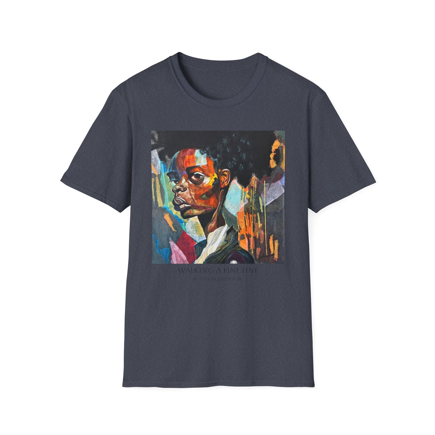 Walking A Fine Line - Artist Tylear - Unisex Softstyle T-Shirt