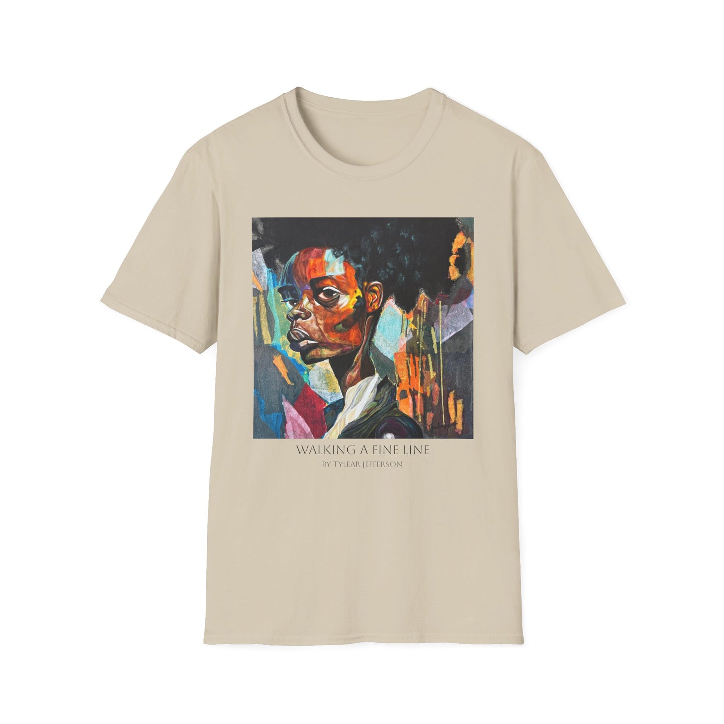 Walking A Fine Line - Artist Tylear - Unisex Softstyle T-Shirt