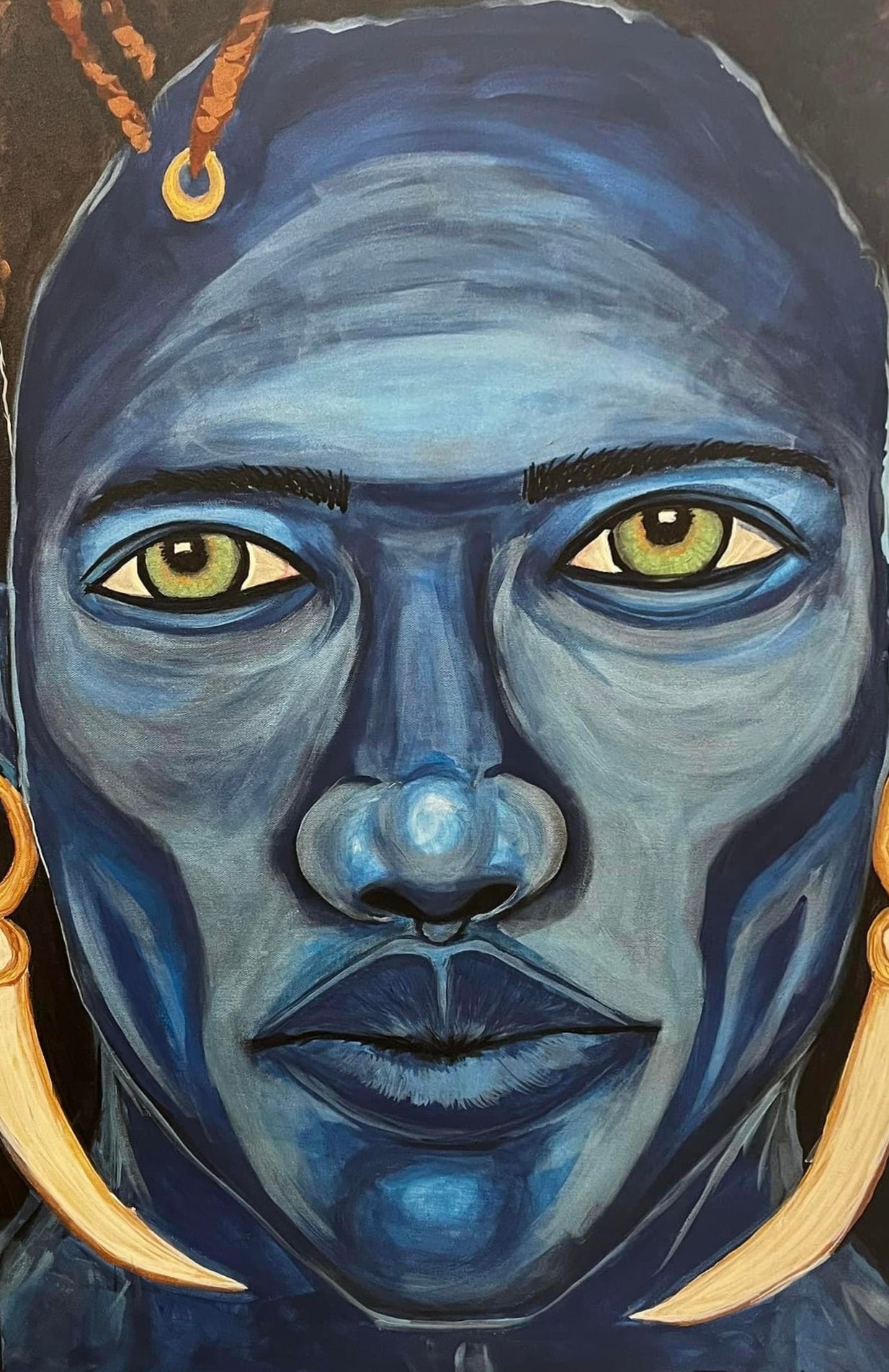 Blue Warrior - Artist - Tywree - Print /Fine Art Cotton Rag - 300gsm Moab Entrada Rag