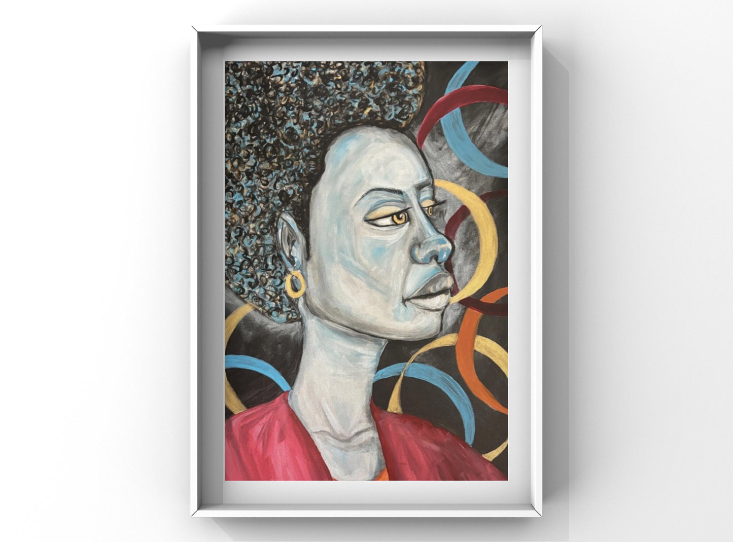Shining Through The Blues - Artist - Tywree - Print /Fine Art Cotton Rag - 300gsm Moab Entrada Rag