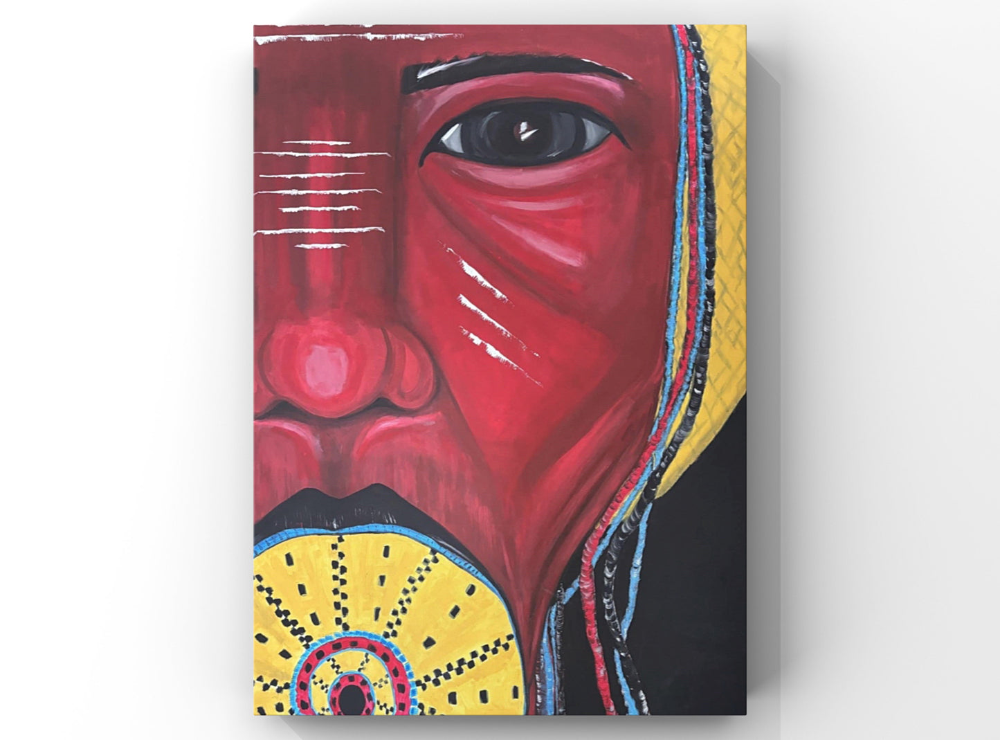 The Watcher #1 (red) - Artist - Tywree - Print /Fine Art Cotton Rag - 300gsm Moab Entrada Rag