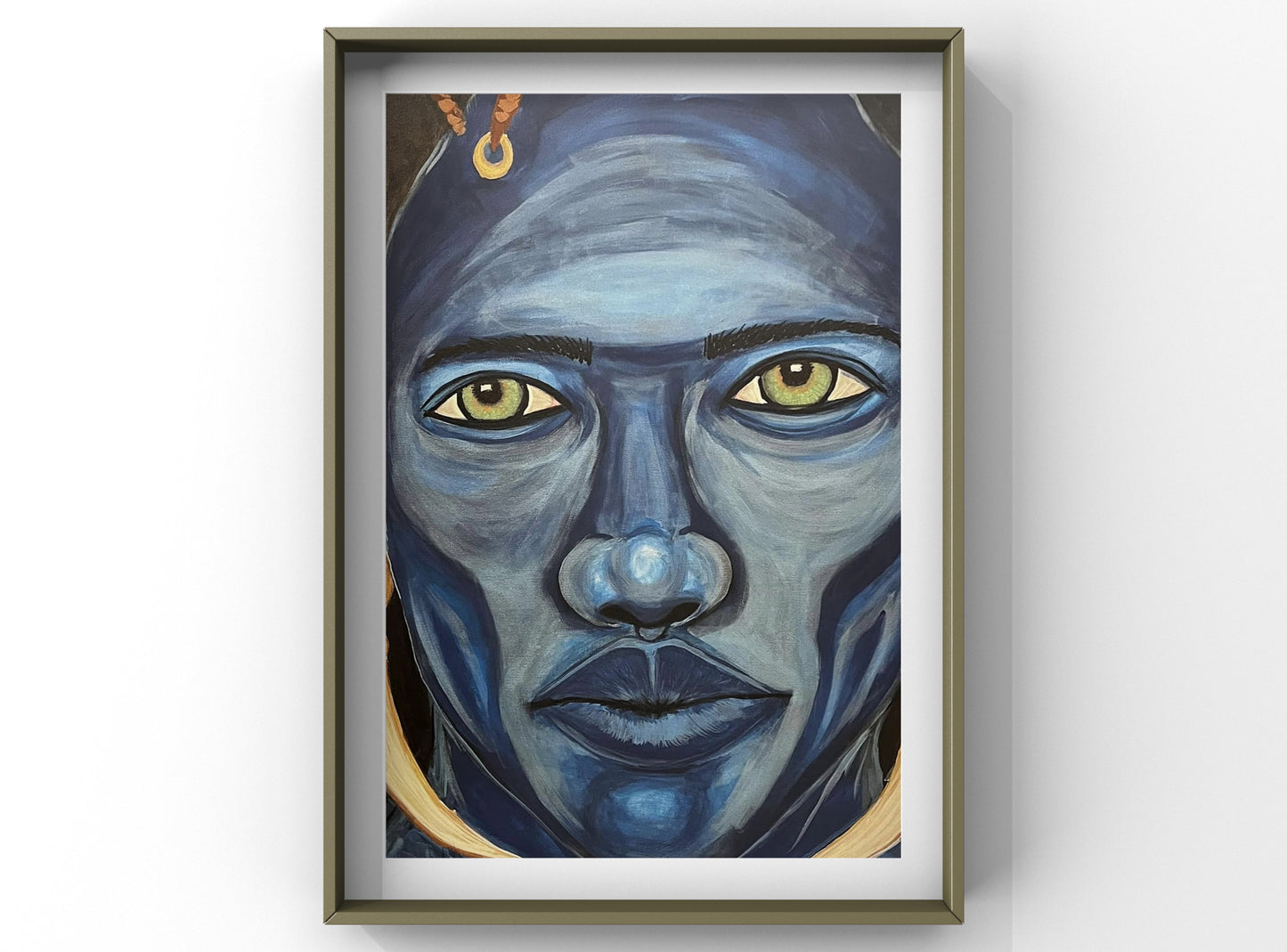 Blue Warrior - Artist - Tywree - Print /Fine Art Cotton Rag - 300gsm Moab Entrada Rag