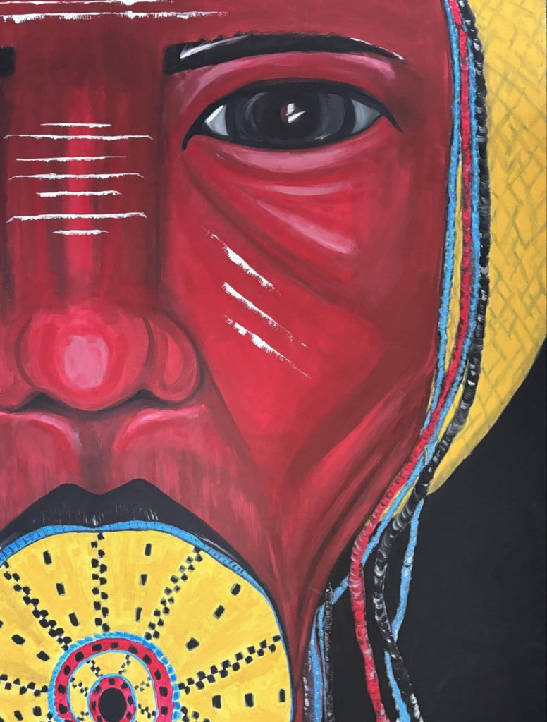 The Watcher #1 (red) - Artist - Tywree - Print /Fine Art Cotton Rag - 300gsm Moab Entrada Rag